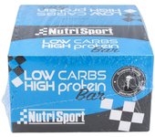 Nutrisport Barritas Low Carbs Brownie 16 Uds