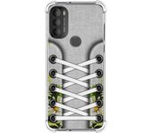 Funda Silicona Antigolpes para Motorola Moto G71 5G diseño Zapatillas 08 Dibujos