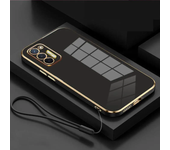 Luxury Square Plating Silicone Phone Case for VIVO Y02 Y02S Y15S Y16 Y20 Y35 Y36 Y78 IQOO Z7X T1 5G Protection Soft Cover Coque