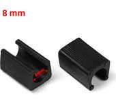 10Pcs Durable U Shaped Chair Leg Pad Useful Non-slip Tube Caps Anti-front Tilt Damper Stool Pipe Clamp Glides Floor Protector