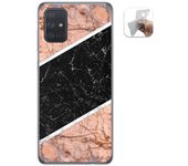 Tumundosmartphone Funda Gel Tpu para Samsung Galaxy A71 diseño Mármol 07 Dibujos