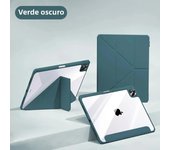 Acrylic Clear Case for 2024 iPad Air 11/13 M2 Pro 11/13 M4 for iPad Air 4 Air 5 Pro 11/12.9 iPad 5/6/7/8/9/10th Y-fold Stand