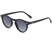 Gafas de sol polarizadas clásicas para mujer y hombre, gafas de sol redondas de diseñador de marca de lujo Vintage, gafas de sol de moda Retro con remaches, gafas de conducción de estilo lentes niña vasos Venta al por