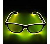 1PC Flashing EL Wire Led Glasses Luminous Party Decorative Lighting Classic Novelty Gift Bright LED Light Up Party SunGlasses