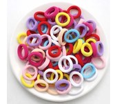 200PCS Women Girls Colorful Nylon Elastic Hair Bands Ponytail Hold Small Hair Tie Rubber Bands Scrunchie Hair Accessories