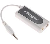 Flanger FC-21 Guitar Connector Converter Electric Guitar Bass to Mobile Phone Tablet Adapter Compatible with iPhone/iPad Android