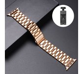 Stainless Steel Strap For Apple Watch Ultra 2 49mm 45mm 41mm 40mm 44mm Watch Strap Metal Bracelet For iWatch Series 9 8 7 6 5 4