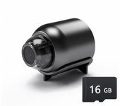 Cámara de seguridad inalámbrica para interiores alimentación USB 1080P con batería de respaldo  detección de movimiento visión nocturna cámara de vigilancia WiFi para el hogar