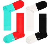 Happy Socks Calcetines 2 Pack Mixed Talla 36-40 - Mejora Tu Look con Estampados Originales