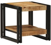 Mesa de Café vidaXL 40x50x38 cm Madera Maciza de Mango