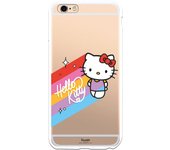 Funda original compatible con iPhone 6 Plus o 6S Plus con un diseño de Hello Kitty Velos Colores