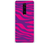 Funda compatible con Xiaomi Mi 9T (Redmi K20) - Animal Print Zebra Rosa Lila