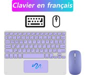 CASEPOKE 10 inch Wireless Bluetooth Keyboard with Touchpad For Samsung iPad Xiaomi Lenovo Huawei Universal Tablet Keyboard