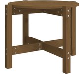 vidaXL Mesa de centro de madera maciza de pino 62,5x45 cm Natural, Blanco, Gris Mesita de Salón o Comedor o Auxiliar Mesa de Café Meuble Salón