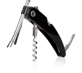 Vacu Vin Sacacorchos Single Pull negro, estuche