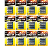 Toshiba - Pack de Pilas Alcalinas AA High Power LR6 1.5V, Alto Rendimiento y Vida Útil Más Larga, Energía Japonesa, Completamente Cargadas y Listas para usar, Ideal para Juguetes, Productos Electrónicos y más