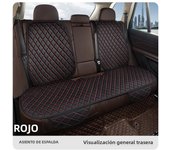 SEAMETAL Pu Leather Car Seat Covers Anti-Slip Breathable Front Rear Seat Protector Cushion Four Seasons Universal Seat Cover Mat