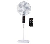 Gsc Evolution Ventilador de Pie Tehri con Mando y Temporizador Ø43cm 30W Motor DC Blanco