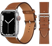 Leather Watch band for Apple Watch Straps 46mm 44mm 41mm 45mm 38-42mm 40mm 49mm bracelet iWatch series 10-Ultra 9-8-7-SE-6-5-4-3