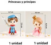 Princess Cake Topper Happy Birthday Castle Prince Cake Decoration for Kids Girl's Birthday Party Supplies Fairy Tale Theme Cakes