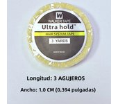 Walker Tape Ultra Hold Hair System Tape 3 YARDS 0.8/1.0/1.2/2.0cm para extensiones de cabello adhesives perruque glue