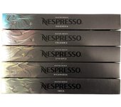 Nespresso - Pack de 50 Capsulas Original Line - Vienna, India, Indonesia, Colombia, Ethiopia - 5 x 10
