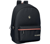 Mochila Doble Para Portatil 15,6" Con Usb El Ganso Basics "Negro" 31X44X18Cm (Safta 642463820)