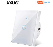 Wifi Smart Light Switch EU 86 Glass Screen Touch Panel Voice Control Wireless Wall Switches with Alexa Google Home 1/2/3Gang