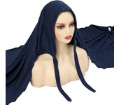 Malay  Hijab Scarf With Bandage Non-Slip Muslim Women Breathable Islam Long Shawl Headband Fashion Turban Headwrap