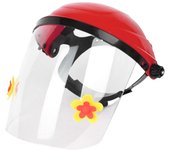 Comedero portátil para colibríes con forma de sombrero, para montar en la cabeza, con protector facial para patio, jardín, exterior, 2 flores
