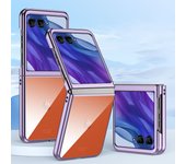 For Motorola Razr 50 Case Electroplating Protective Case Transparent Ultra-Thin Anti-Fall Folding Razr 50 Ultra Protective Case