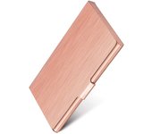 Metal Business Card Holder - Slim Pocket Business Card Case for Men & Women, Stainless Steel IC Cards Storage