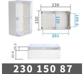 Transparent Waterproof Outdoor Enclosure Plastic Box Electronic Project  Case Instrument  Electrical Box Junction Box Housing