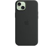 Apple iPhone 15 Plus Funda de silicona con MagSafe Negro