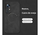 Sheepskin Vintage Magnetic Leather Soft Case for Xiaomi Mi 14 13T 12 11T Lite Poco X6 M6 F6 F3 F4 F5 Pro 4G 5G Airbag Phone Case