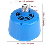 220V Poultry Heating Lamp Warm Light Farm Tool Pet Animal Chicken Piglet Duck Bird Keeping Warm Bulb With Temperature Controller