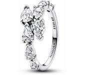 Anillo Pandora Banda Superpuesta Brillante