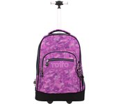 Totto Mochila escolar ruedas Papel -Dimensiones:52 x 33 x 28 cm-Material: Poliester