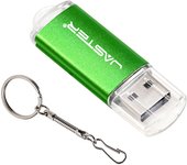 JASTER New Creative With Key Chain USB 2.0 Flash Drive 128GB 64GB 32GB 16GB 8GB 4GB 128MB Pendrive Fashion 9 Colors U Stick Gift