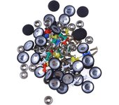 10/30/60pcs Car Interior Roof Buckles Headliner Ceiling Cloth Fixing Screw Care Fabric Buckle Rivets Retainer Cap Repair Tool