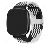 Braided Solo Loop Strap for Fitbit Versa 3 4 Band Adjustable Nylon Sport Watchband Bracelet for Fitbit Sense 2 Bands Watchband
