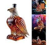 Decantador de whisky Eagle, botella de whisky Eagle, whisky Eaglory, Fanyil Eaglory, divertida botella de whisky Eagle, decantador de vidrio único para juego de decantadores de whisky (2 piezas)