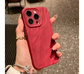 Soft Silicone Phone Case For iPhone16 15 14 13 12 11 Pro Max X Xs XR Max  Candy Bumper Fold Pattern Cover