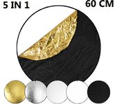 30CM 12 Inch Reflector 5 in 1 Photos Round Reflector For Photography Light Diffuser Photo Studio Accessory Handhold Portable