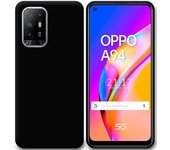 Funda Silicona Gel TPU Negra para Oppo A94 5G