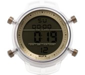 Watx & Colors Reloj Analog-Digital para Mens de Automatic con Correa en Cloth S0311958