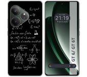 Tumundosmartphone Funda Silicona para Realme GT 6 / GT 6T 5G diseño Formulas Dibujos