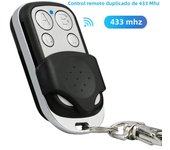 Transmisor De Botón De Presión Metálico Para Puerta De Garaje Universal 433MHz Con 4 Botones Control De Bloqueo Y Desbloqueo