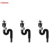 Universal Flip Stainless Steel Washbasin Washbasin Sink Wall Drainage Pipe Kitchen Bathroom Accessories Anti Odor Drainage Pipe