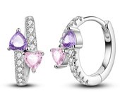 Silver Plated Perfume Star Flower Hoop Earring Original Pendientes For Woman Jewelry